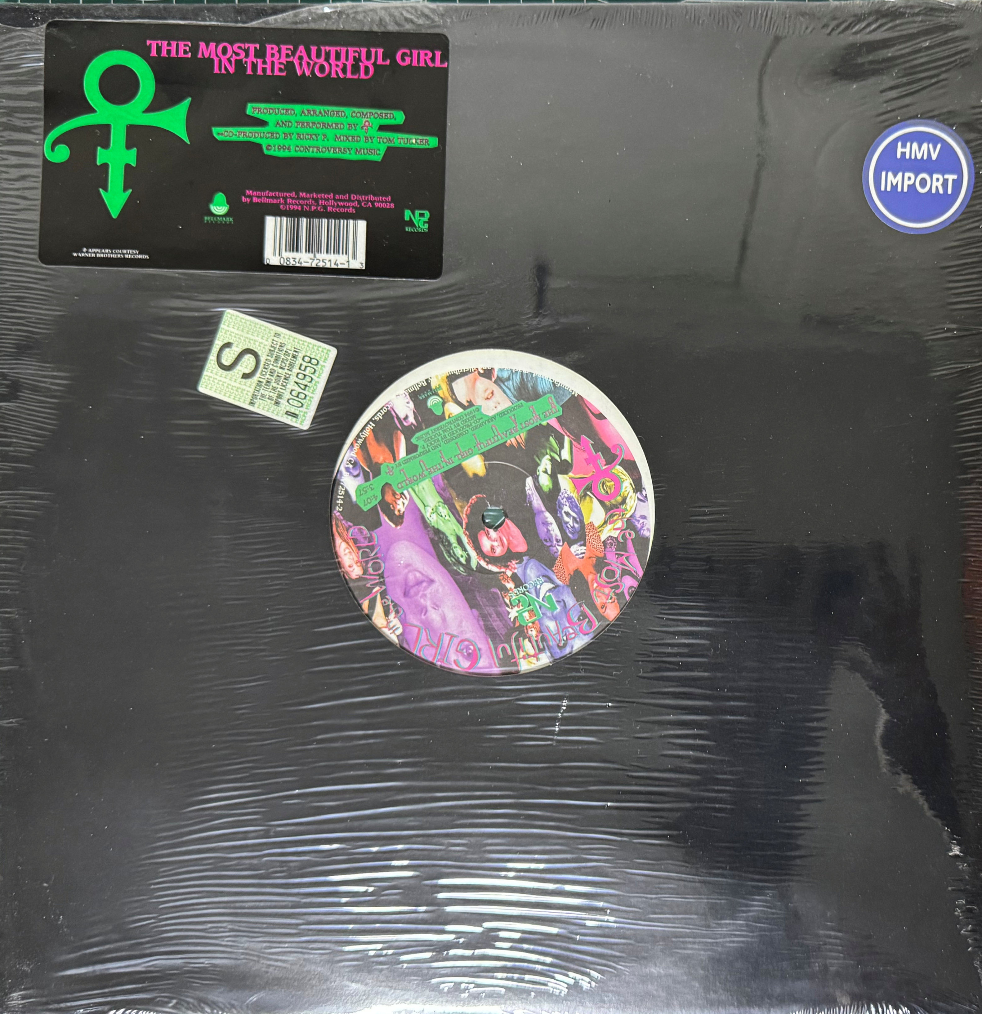 Prince – 0(+>The Most Beautiful Girl In The World 12" Vinyl US: 1994