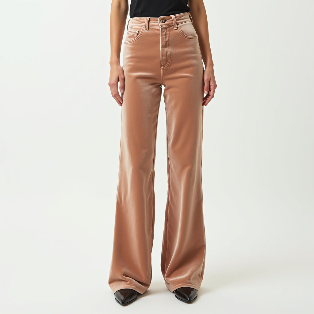 Velvet Wide Leg Pants