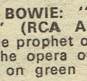 David Bowie: "Peter And The Wolf - The Prophet of Our Times on Green Vinyl" Album Review (1978)