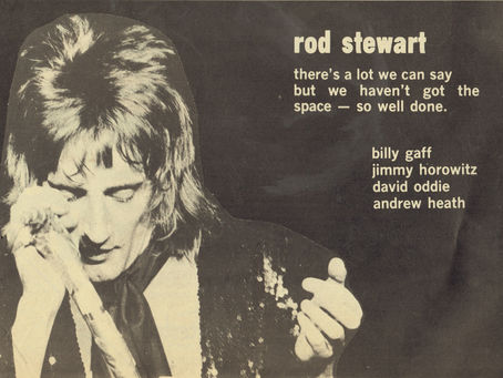 Rod Stewart: "Well Done Rod" Advert (1972)