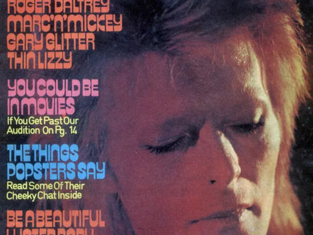 David Bowie (June 23, 1973) “POPS WOP” Magazine Cover
