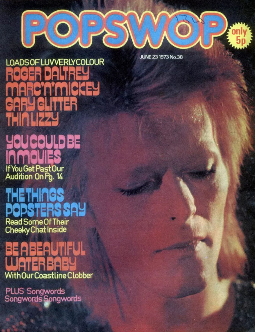 David Bowie (June 23, 1973) “POPS WOP” Magazine Cover