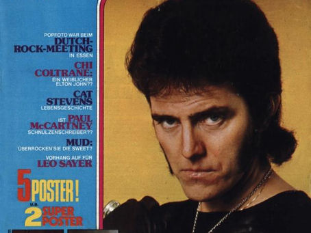 Alvin Stardust (June 1, 1974) Cover – Popfoto Magazine
