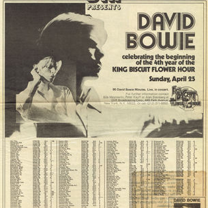 David Bowie: "King Biscuit Flower Hour" Advert (1976)