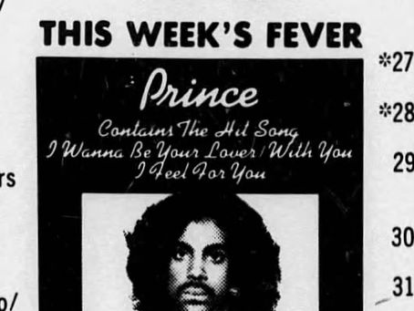 Prince (November 25, 1979) – Top 40 Chart Ad & Roxy Appearance