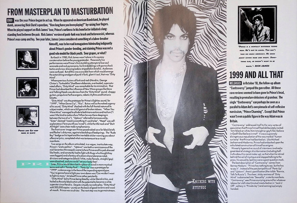 Thumbnail: Prince — Melody Maker  Glossy Booklet (1978–1989)