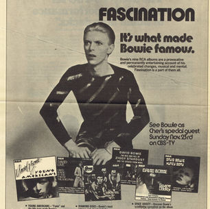 It's What Made Bowie Famous