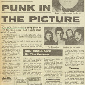 T.Rex: "Bolan Puts Punk in the Picture" Article (1977)