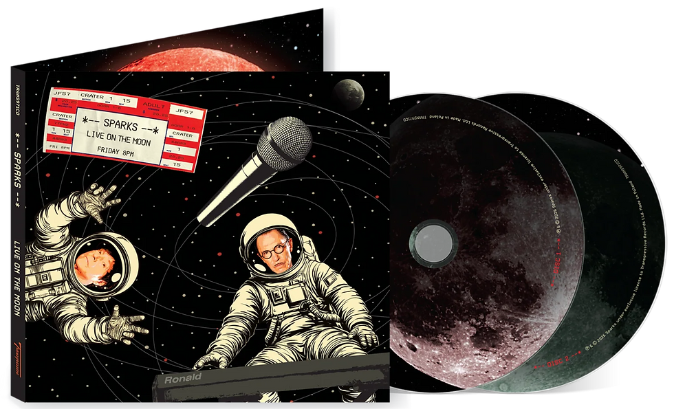 Sparks (August 14, 2026) – Live On The Moon 2CD Limited Edition