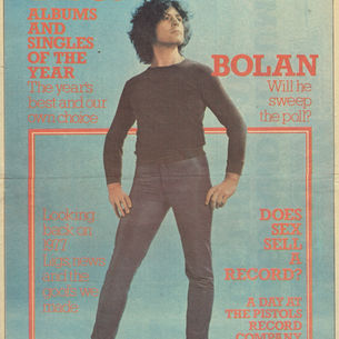 Marc Bolan: Will He Sweep the Poll? Cover Article (1977)