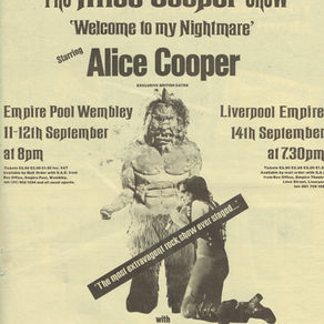 Alice Cooper: The Most Extravagant Rock Show Ever Advert (1975)