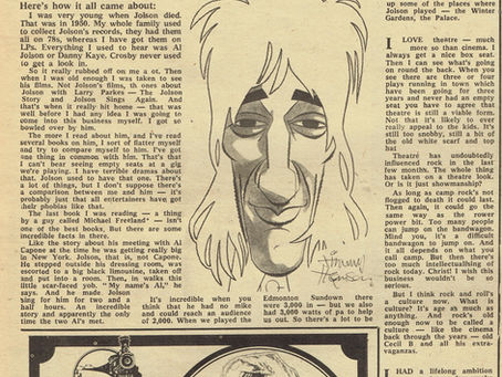 The Faces Singer Writes: 1973