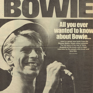 David Bowie: Book of Bowie - A Great New Book Advert (1978)