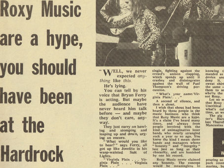 Roxy Music: Hype Hype Article (1972)