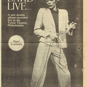 David Bowie: "David Live - Available Now" Advert (1974)