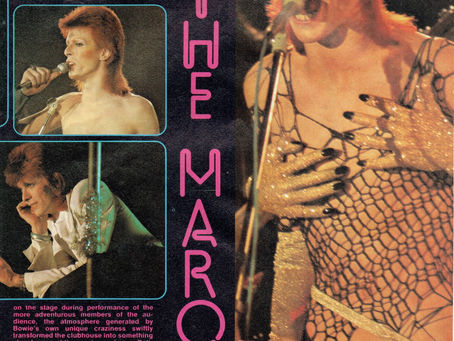 David Bowie: "Bowie At the Marquee" Article (1973)