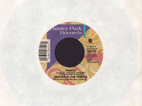 Prince (July 17, 1990) – "Thieves In The Temple" b/w "Thieves In The Temple (Part II)" 7" Single: USA