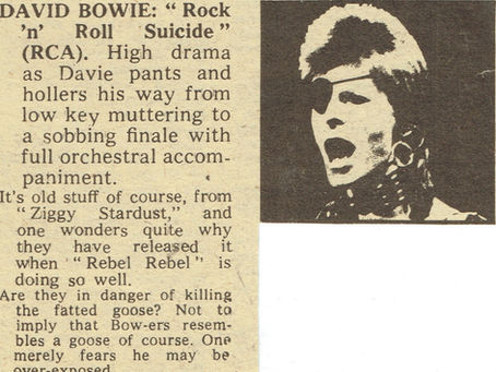 📰 Rock ’n’ Roll Suicide – Single Review: Apr. 1974