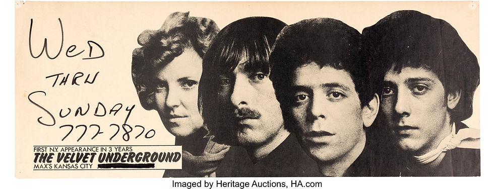 Velvet Underground – June 24 to July 5 1970 – Max’s Kansas City, New York