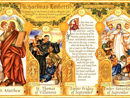 It's Michaelmas Embertide!