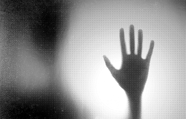 Halftone Image of a Hand