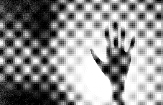 Halftone Image of a Hand