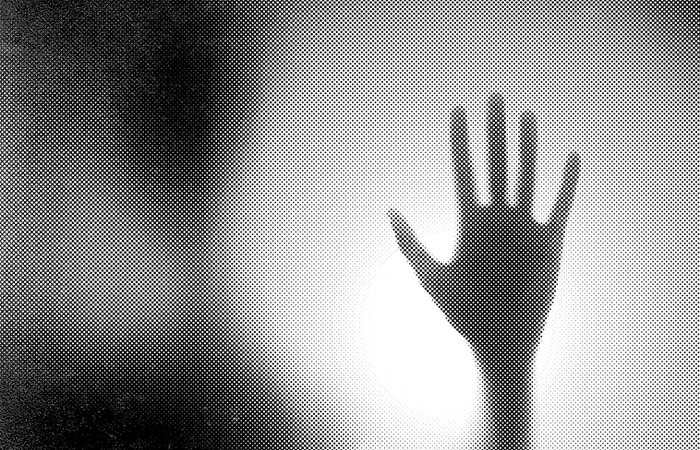 Halftone Image of a Hand