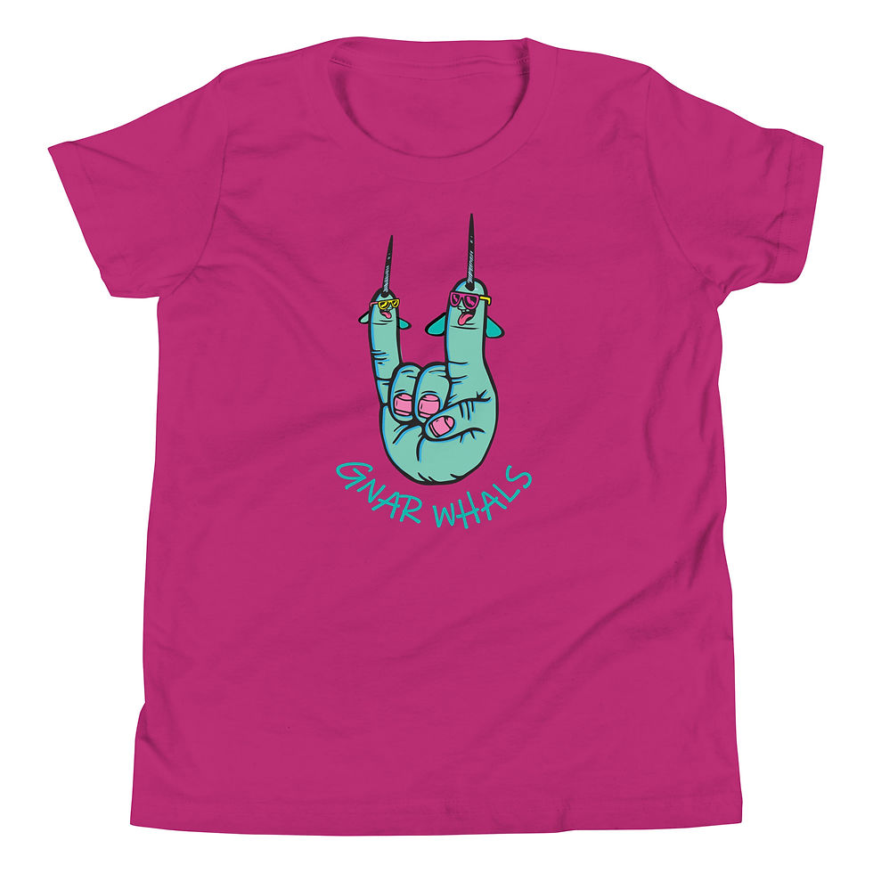 Thumbnail: Gnarly Hand Youth Short Sleeve T-Shirt