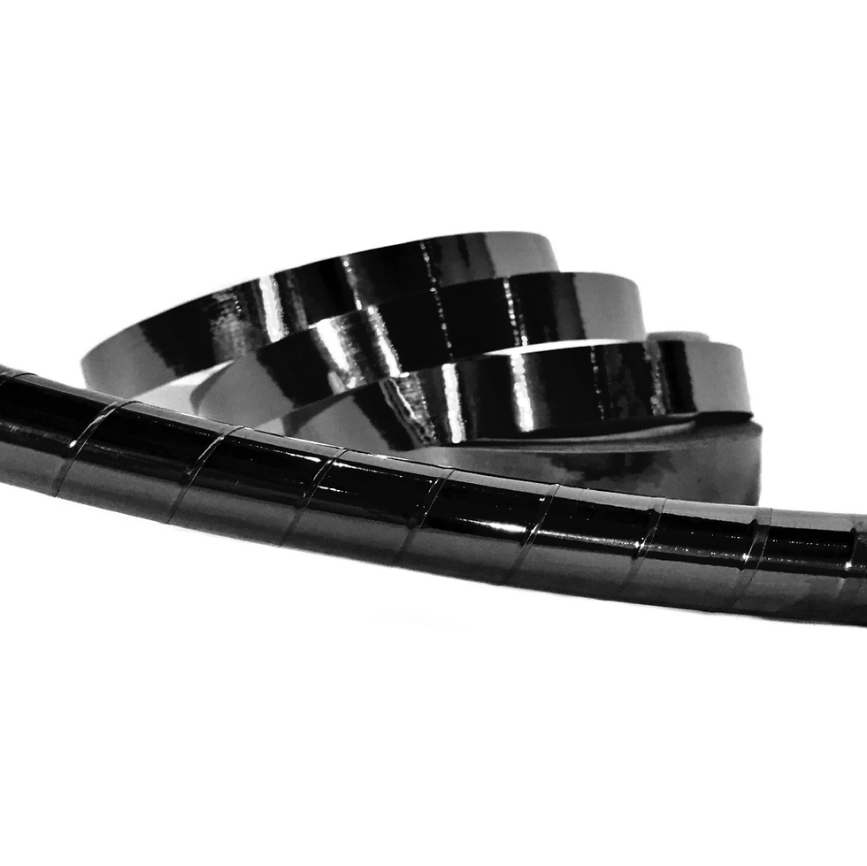 Black Mirror Taped Hula Hoop