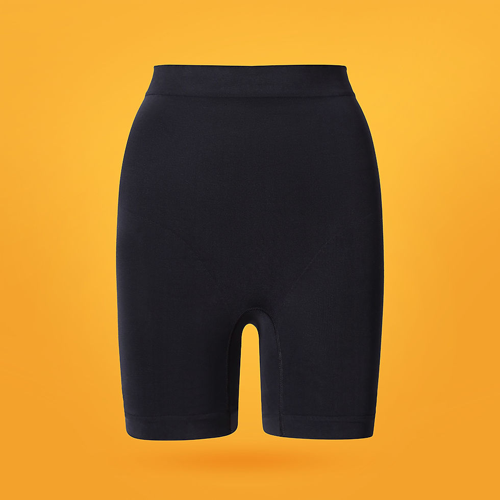 Thumbnail: Sculpting shapewear shorts – Noir