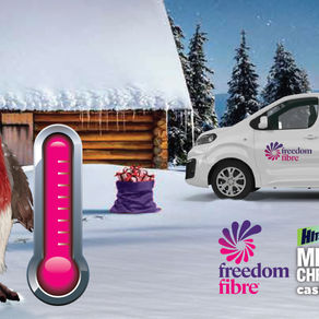 Freedom Fibre raises over £2000 for Cash for Kids Mission Christmas