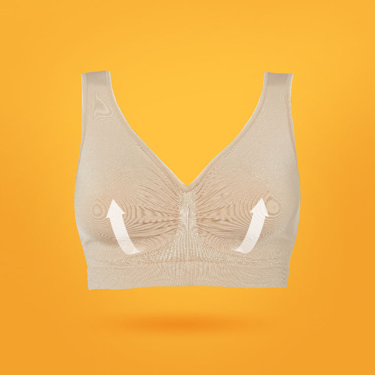 Thumbnail: Supersoft seamless support bralette – Almond