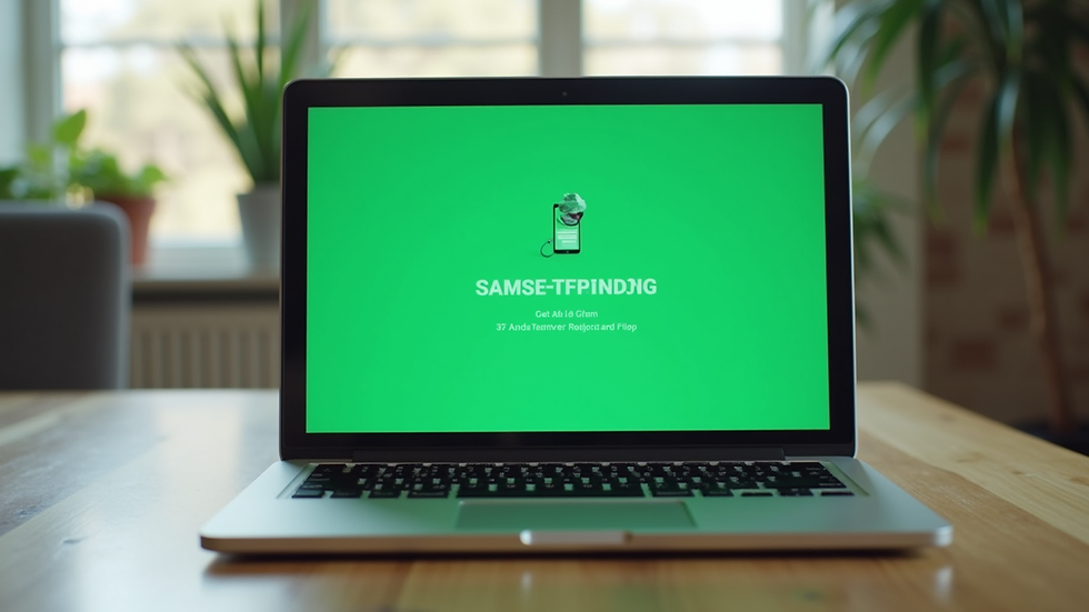 Eye-level view of a laptop screen showing a green crowdfunding campaign page