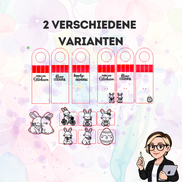 Miniaturbild: Oster Flaschenanhänger | Oster Laserdatei