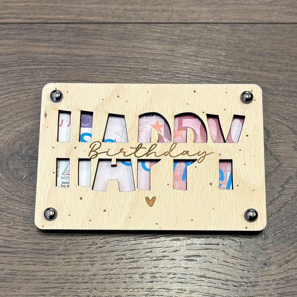 Miniaturbild: Happy Birthday | Geldgeschenk