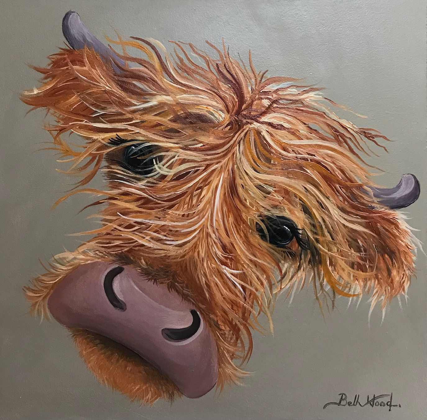 Fizz the Highland Cow | Print