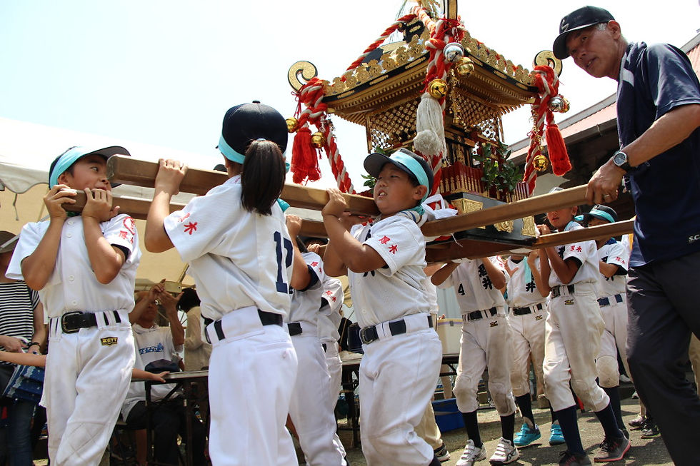痢病神社の子どもみこし