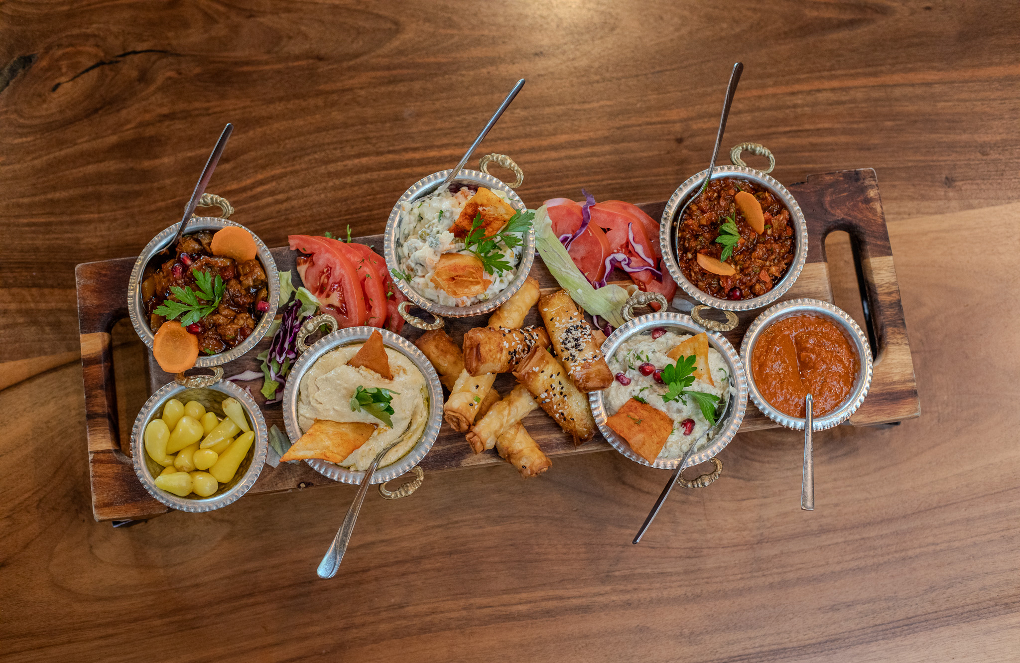 Arranged Food and Objects