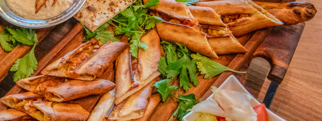 Arranged Food and Objects