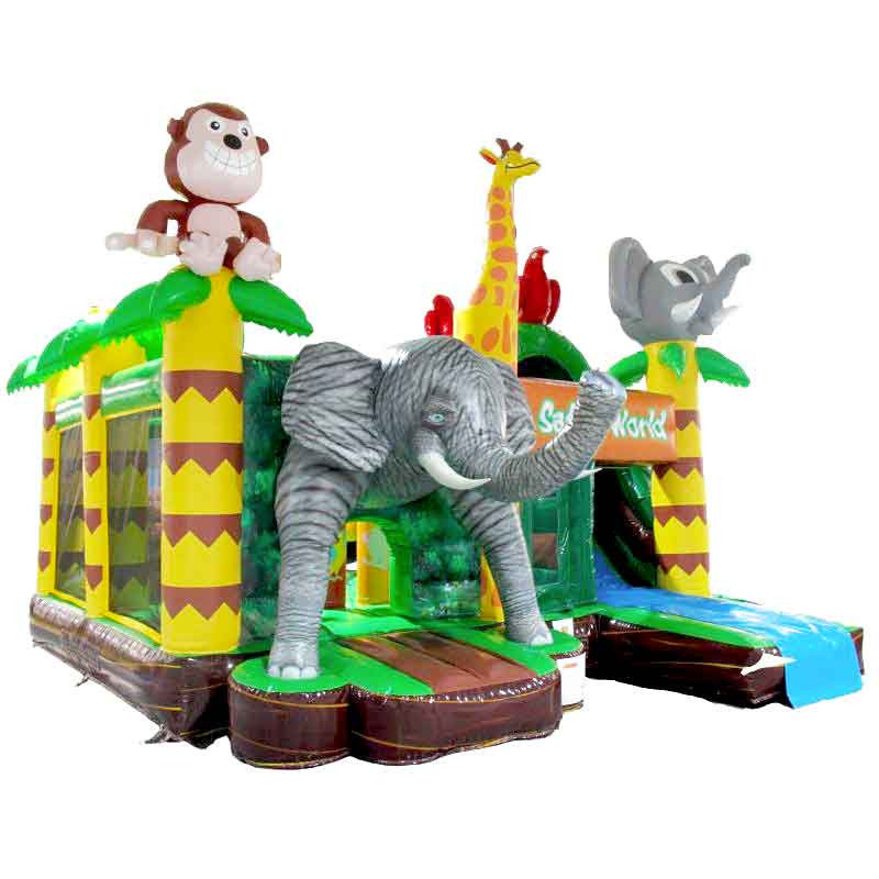 Château gonflable safari