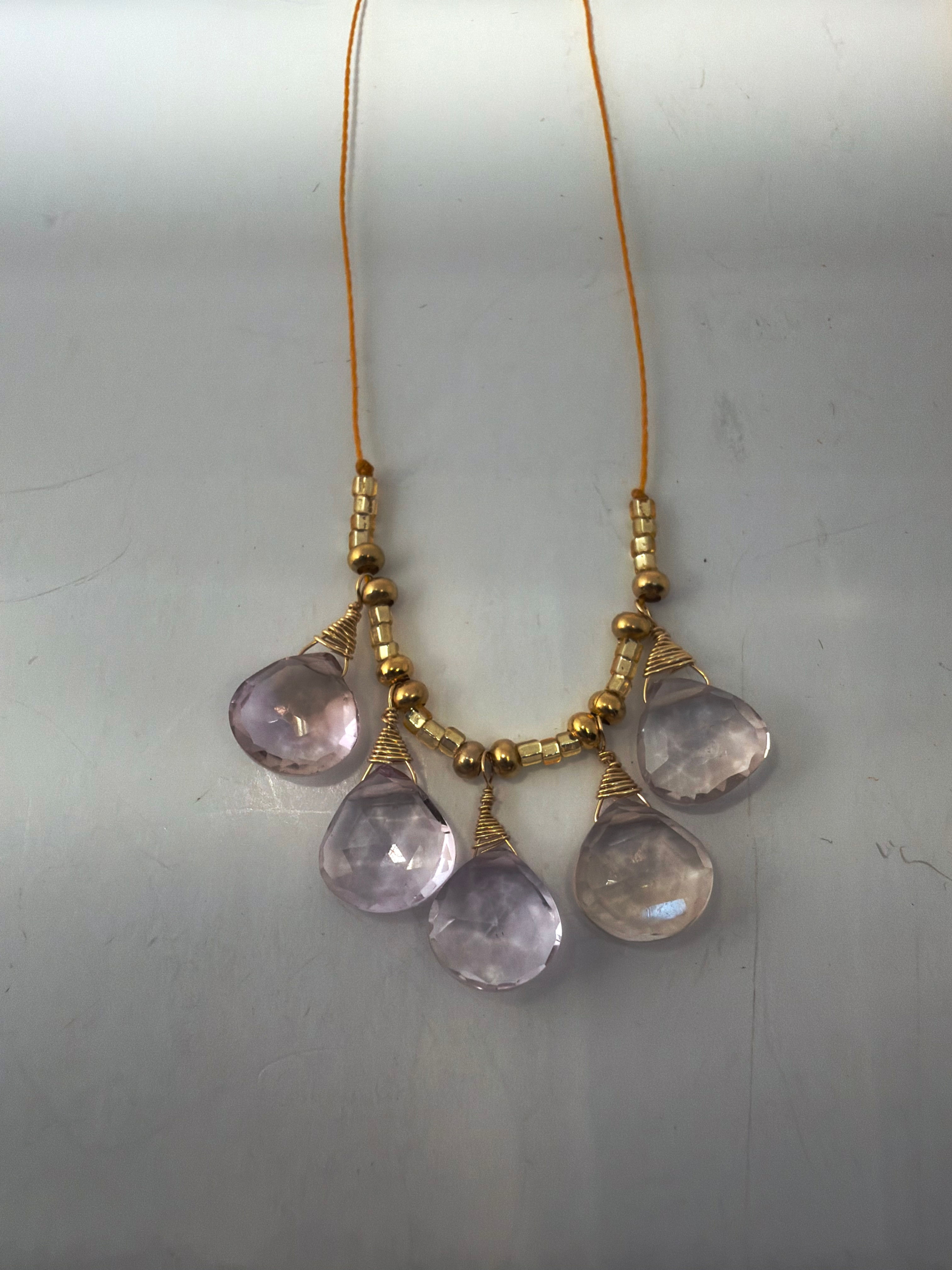 Ametrine Short Drape Necklace