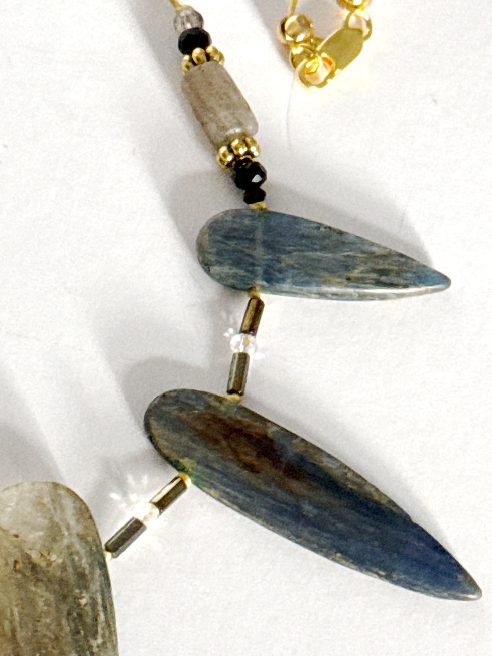 Thumbnail: Kyanite 5 Drop Necklace