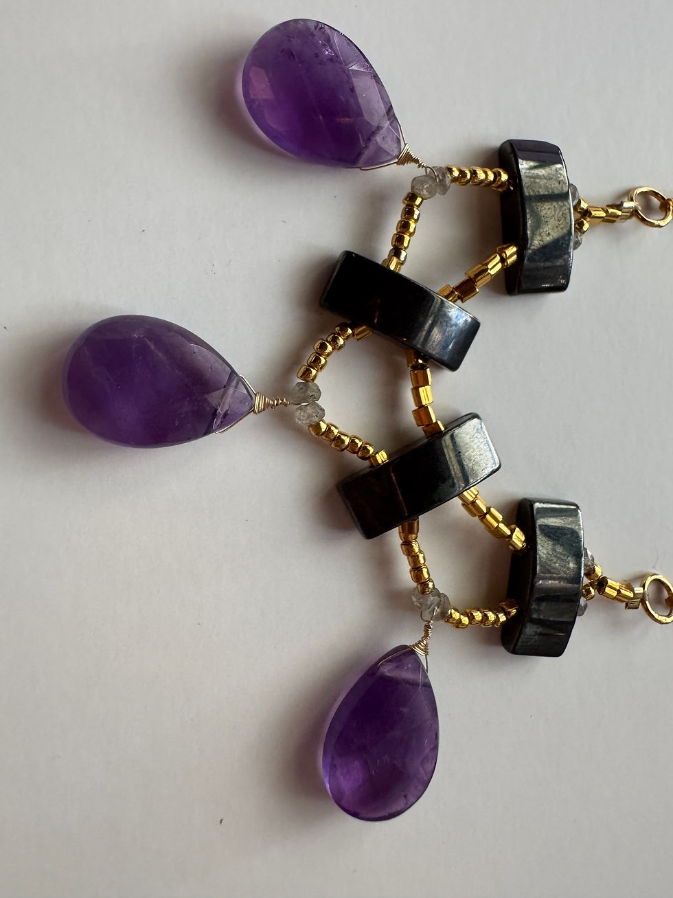 Thumbnail: Amethyst and Hematite Festoon