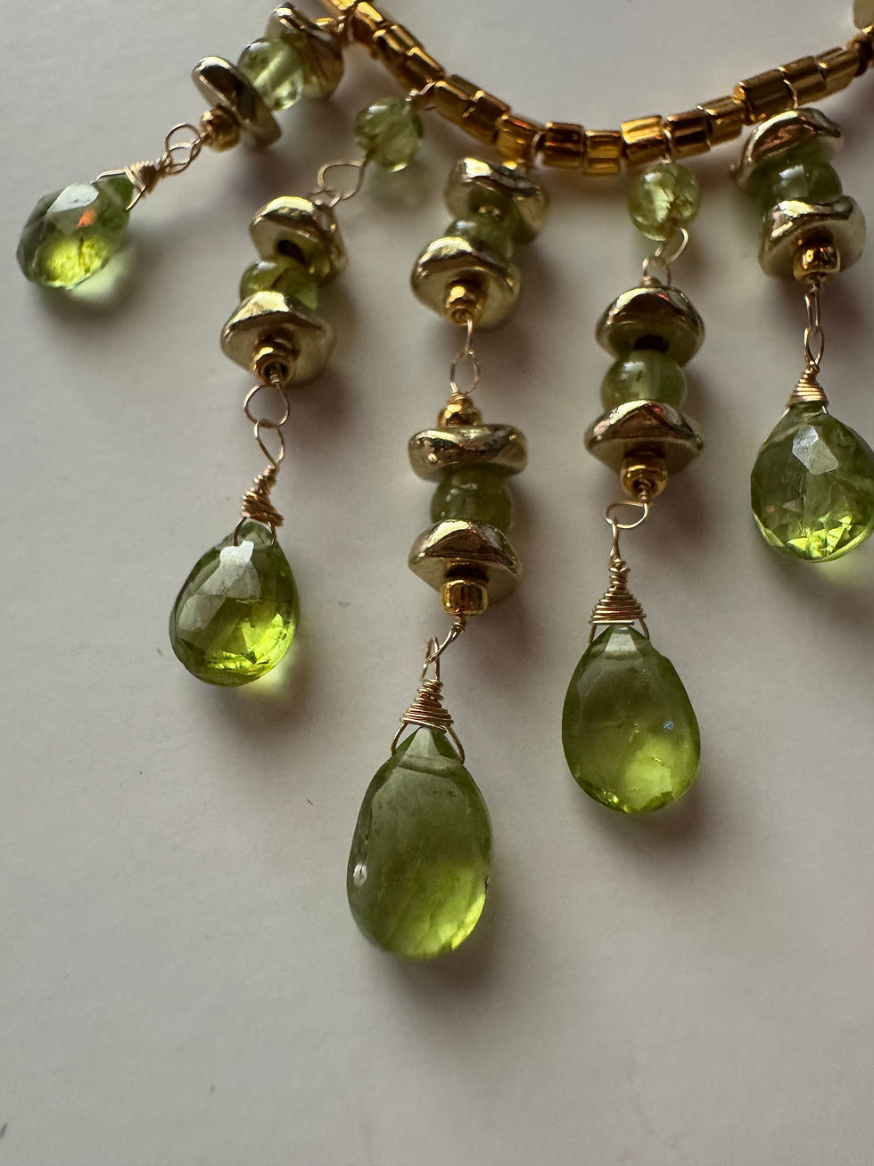 Thumbnail: Peridot Cascading Necklace
