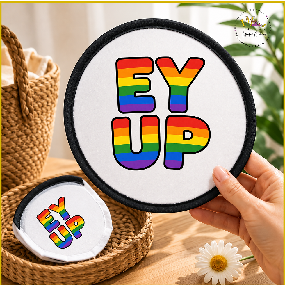 Thumbnail: Funny Folding Fan with Matching Storage Bag