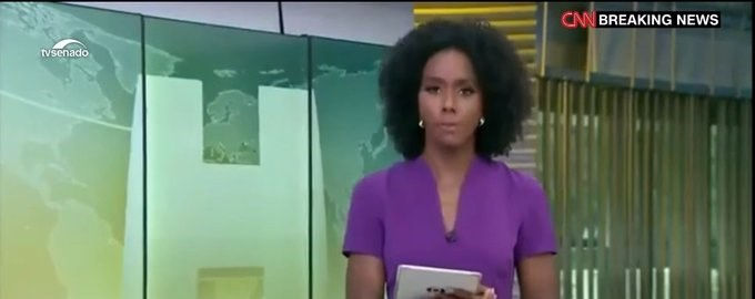 Maju Coutinho toma primeira dose da vacina contra Covid-19. 