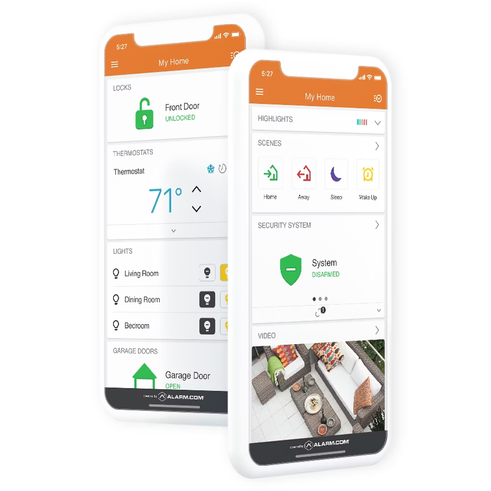 Alarm.com Mobile App Integration