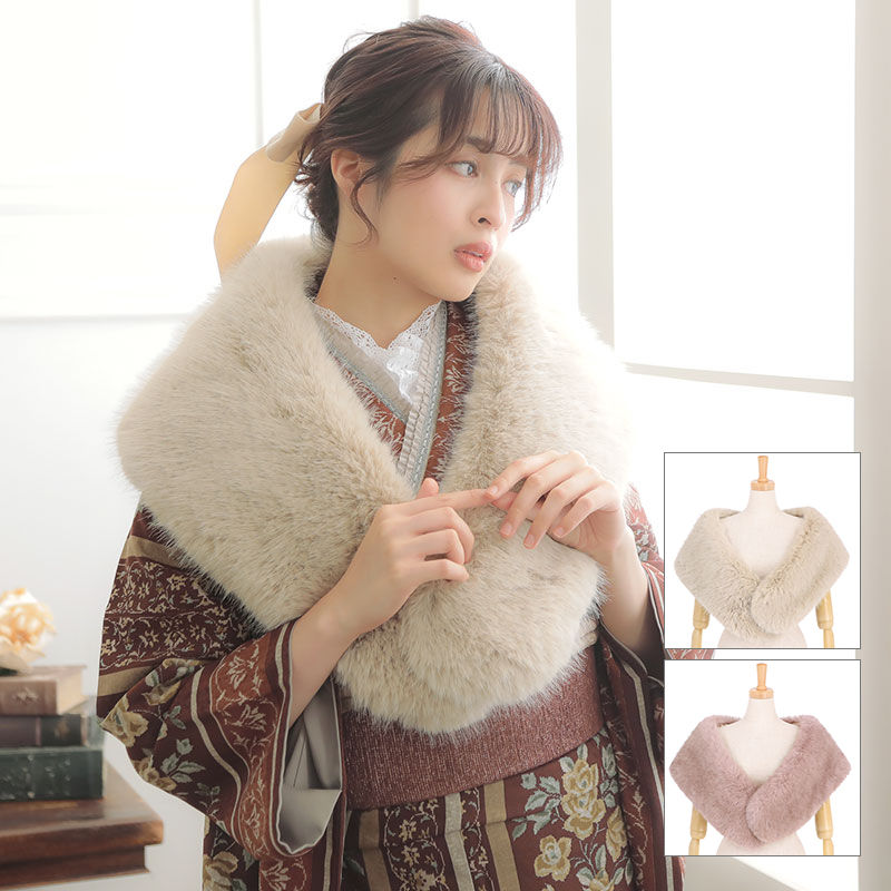 フェイク ファーショール