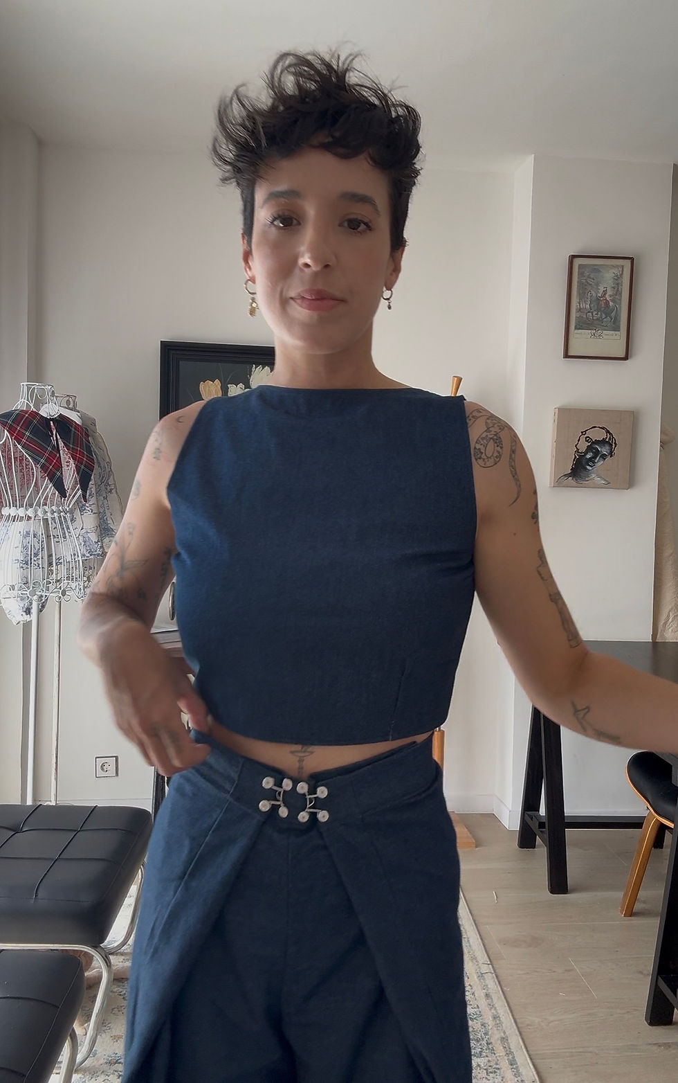 Thumbnail: Denim Lilia top