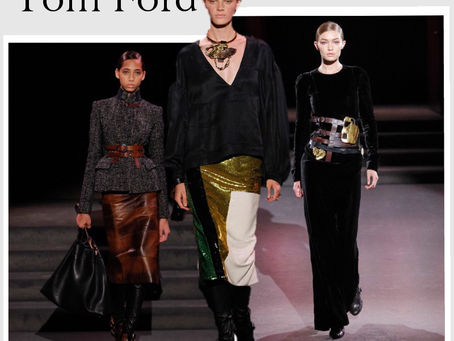 Tom Ford foi o primeiro da temporada #NYFW a aderir a novidade (Veja agora - Compre agora).